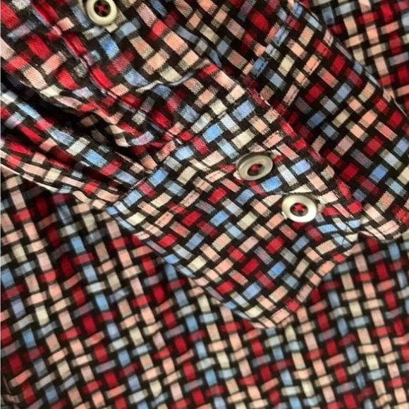 Robert Graham Men’s Small Shirt Button Down Geometric Paisley Print - Picture 4 of 7